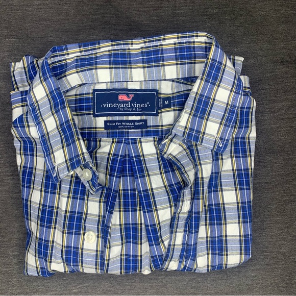 Vineyard Vines Other - Vineyard Vines Slim Fit Whale Shirt Medium Long Sleeve Button Down